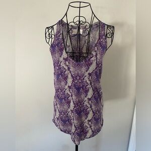 Zadig & Voltaire Deluxe Joss Cashmere Tank Purple in Size Small